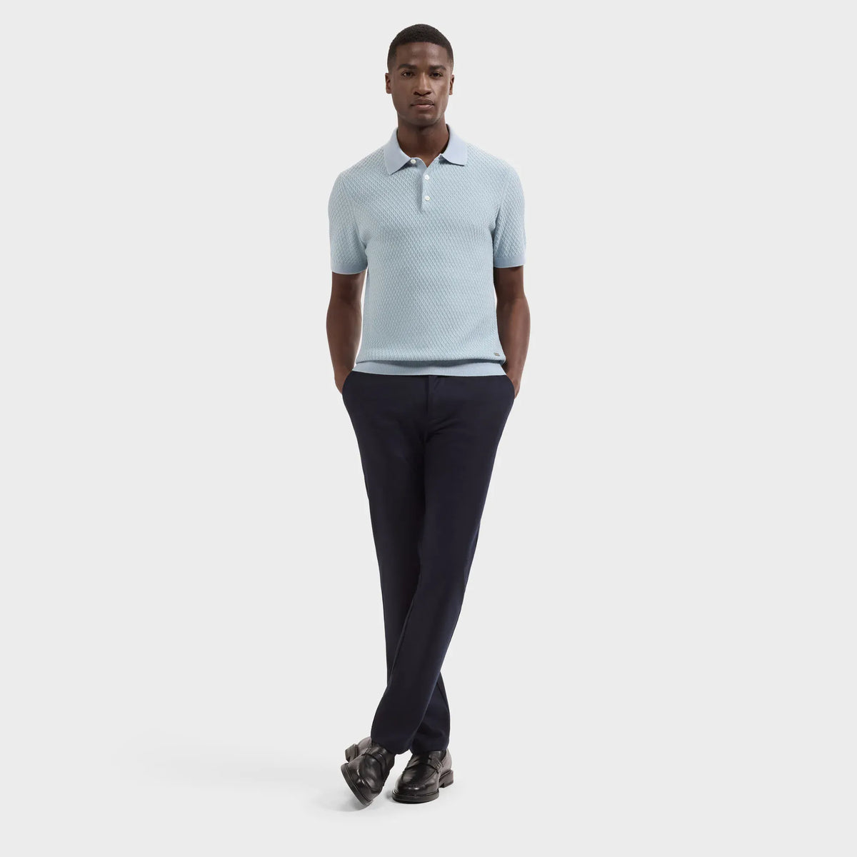 Bugatchi Polos Honeycomb Polo Sweater