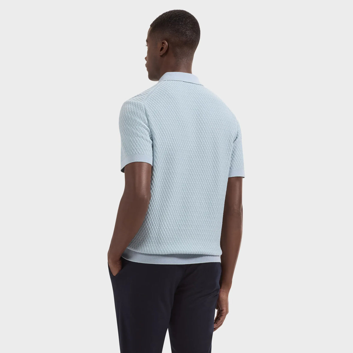 Bugatchi Polos Honeycomb Polo Sweater