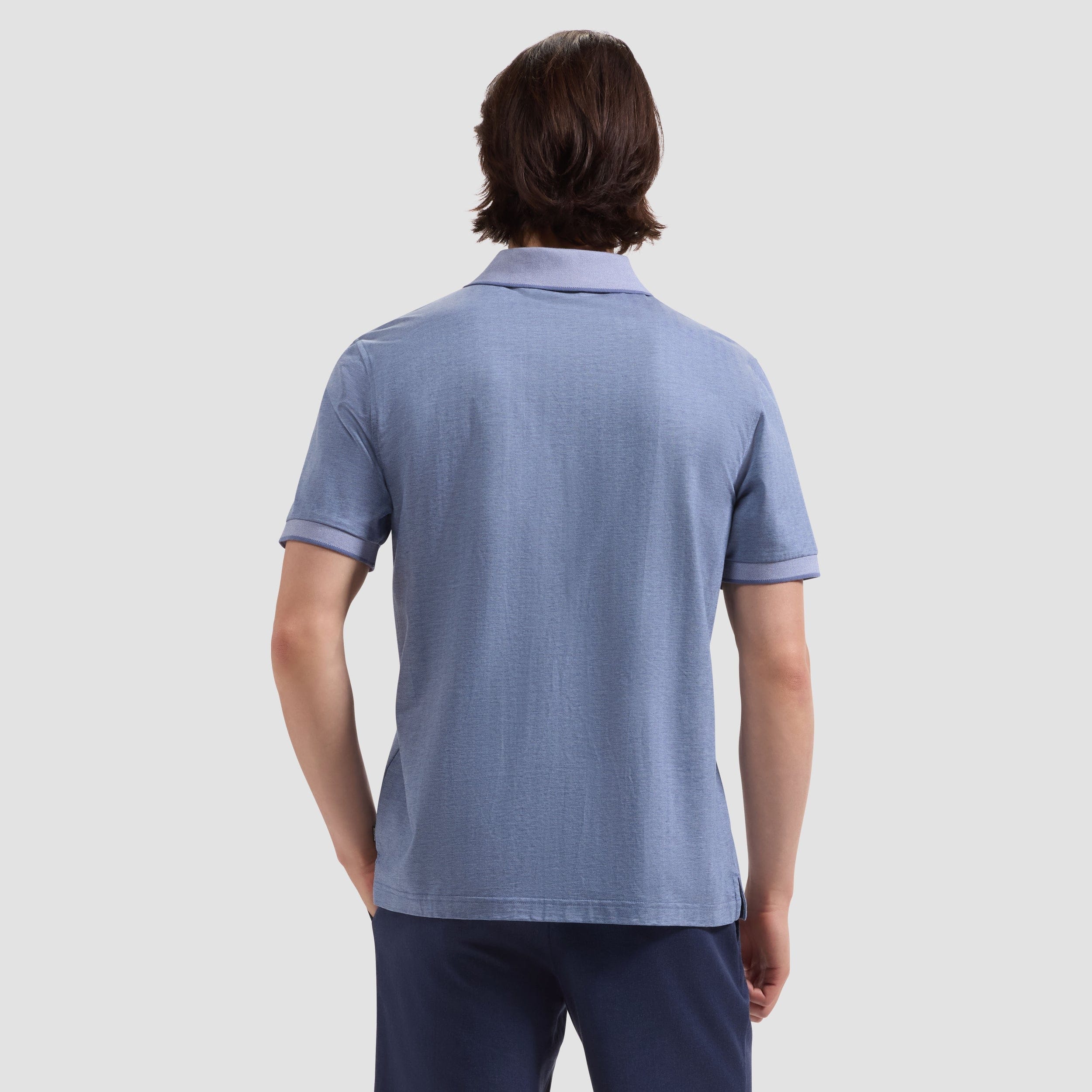Bugatchi Polos Johnny Collar Polo in Cobalt