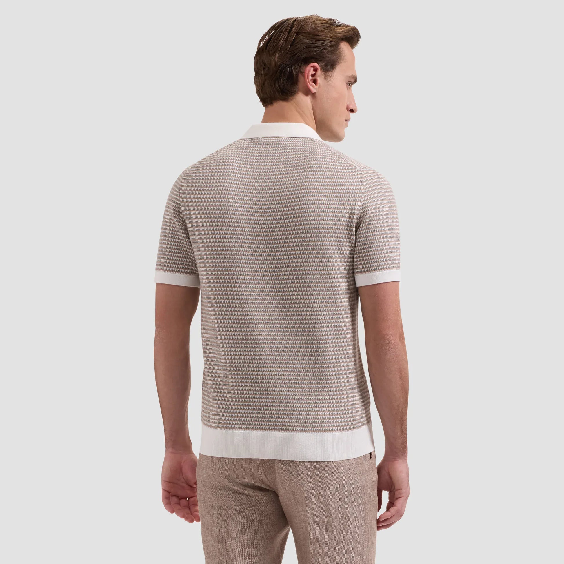 Bugatchi Polos Johnny Collar Short Sleeve Sweater