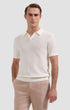 Bugatchi Polos Johnny Collar Short-Sleeve Sweater in Chalk