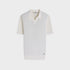 Bugatchi Polos Johnny Collar Short-Sleeve Sweater in Chalk