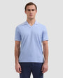 Bugatchi Polos Pima Johnny Collar Polo in Air Blue