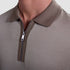 Bugatchi Polos Pin Check Quarter Zip Polo
