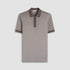 Bugatchi Polos Pin Check Quarter Zip Polo