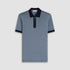 Bugatchi Polos Pin Check Quarter Zip Polo