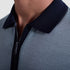 Bugatchi Polos Pin Check Quarter Zip Polo