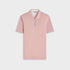 Bugatchi Polos Quarter-Zip Polo in Dusty Pink