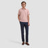Bugatchi Polos Quarter-Zip Polo in Dusty Pink