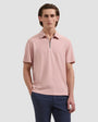 Bugatchi Polos Quarter-Zip Polo in Dusty Pink