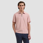Bugatchi Polos Quarter-Zip Polo in Dusty Pink