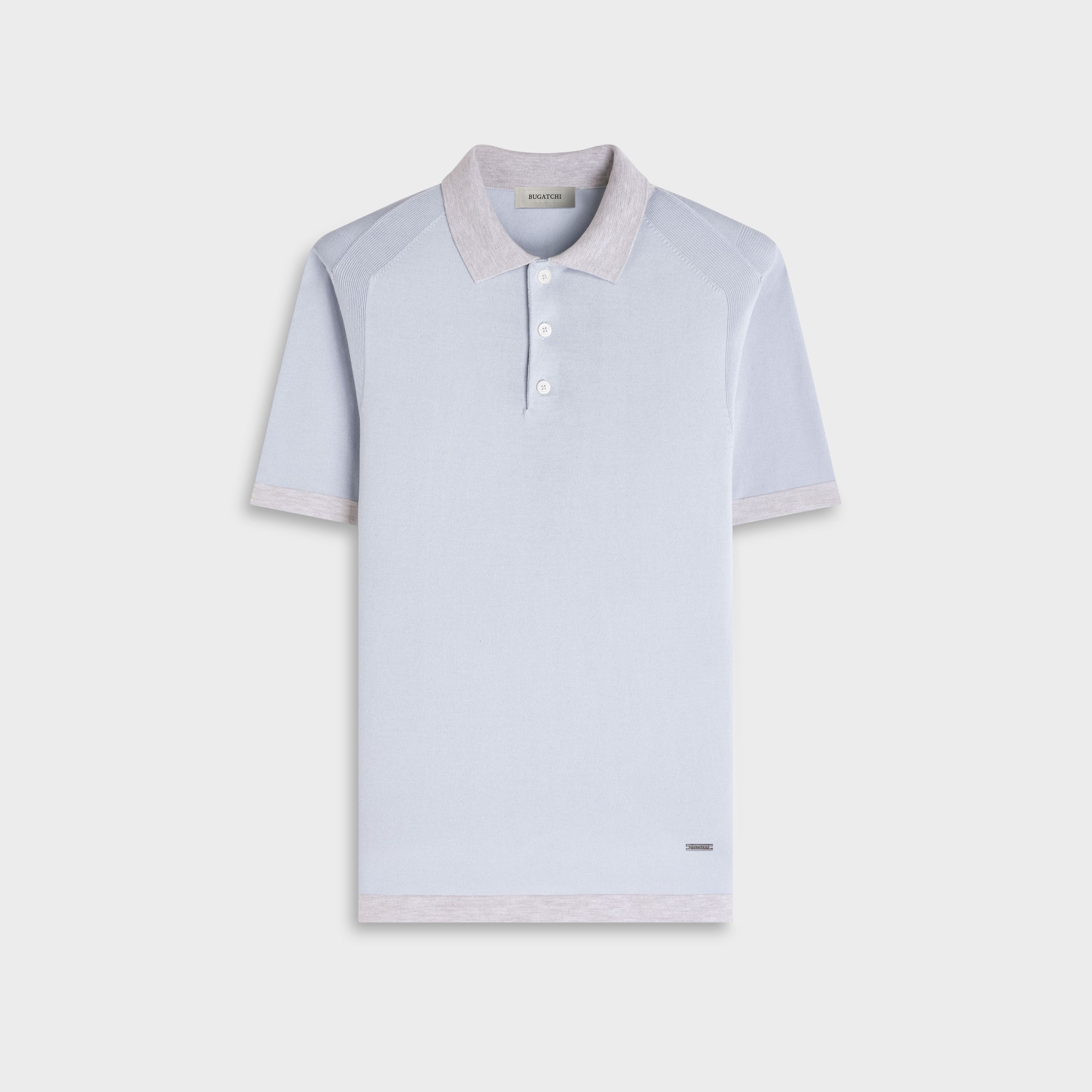 Bugatchi Polos Short-Sleeve Polo Sweater in Ice