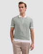 Bugatchi Polos Short-Sleeve Polo Sweater in Khaki