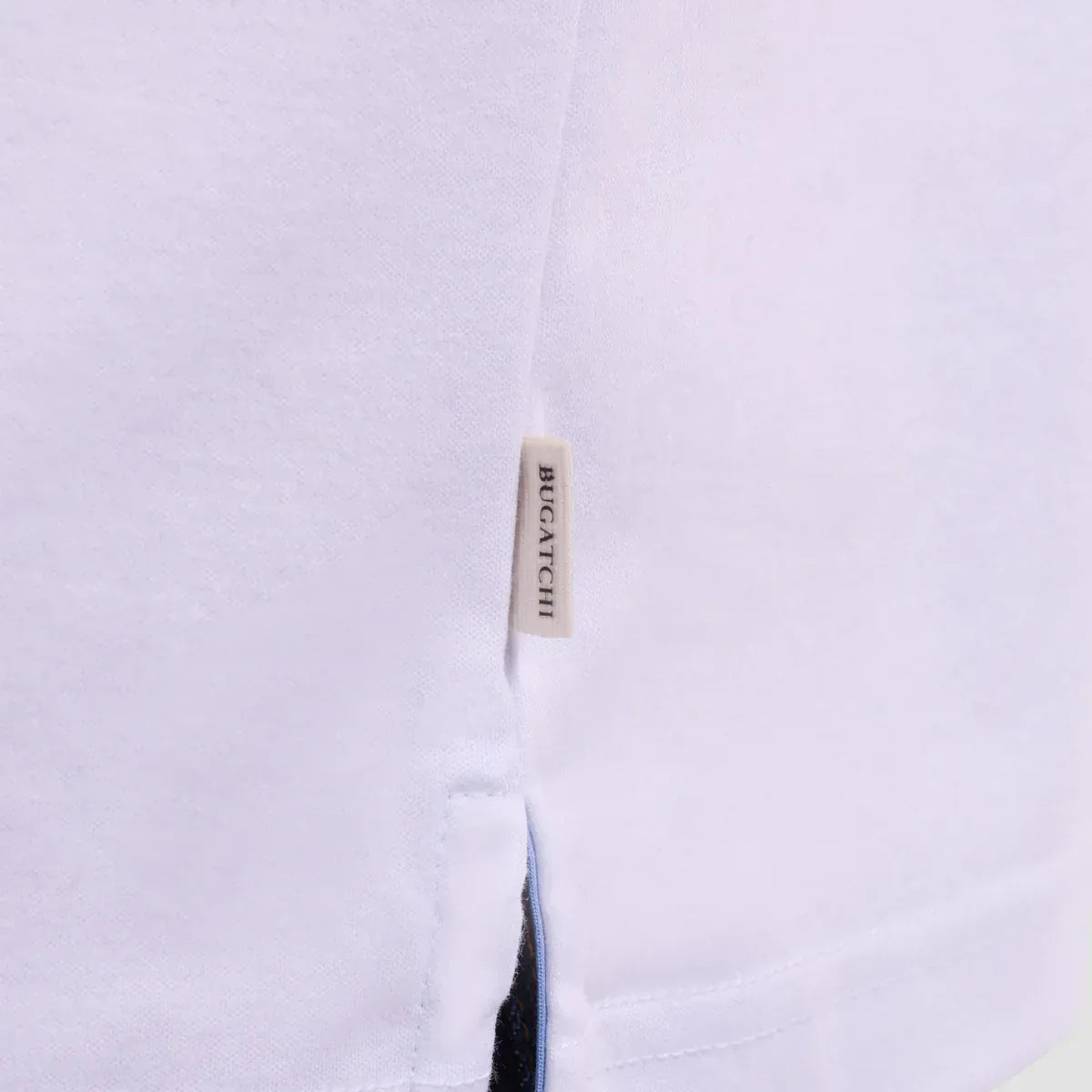 Bugatchi Polos Solid Pima Three-Button Polo in White