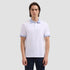 Bugatchi Polos Solid Pima Three-Button Polo in White