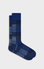 Bugatchi Socks Block Stripe Mid-Calf Socks