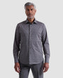 Bugatchi Sport Shirts 089 / S James Leaf Print OoohCotton Shirt