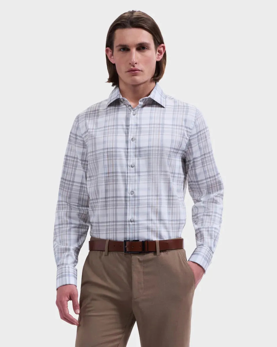 Bugatchi Sport Shirts Axel Plaid Shirt