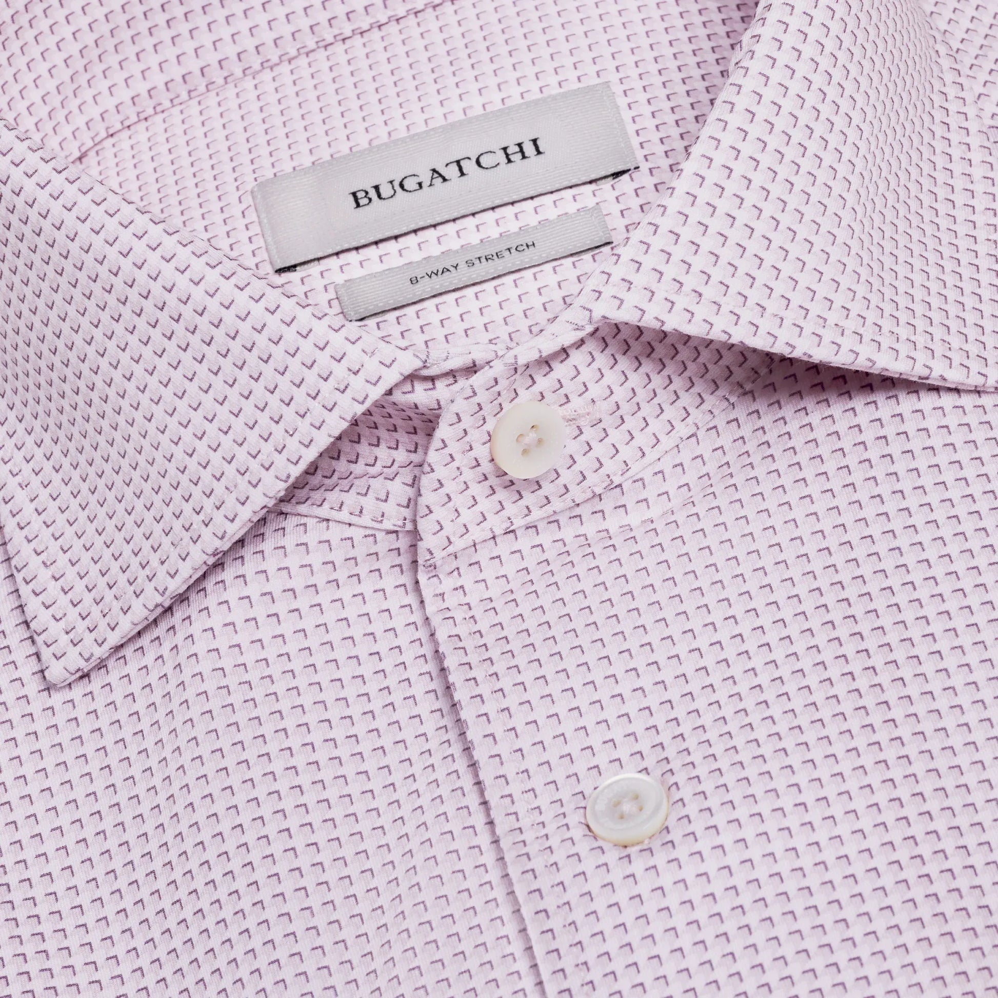 Bugatchi Sport Shirts Devon OoohCotton® Geometric Shirt in Primerose