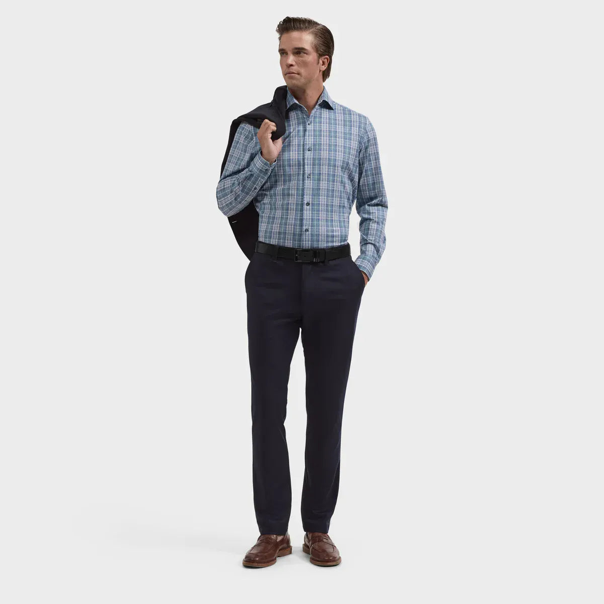 Bugatchi Sport Shirts Devon OoohCotton® Plaid Shirt