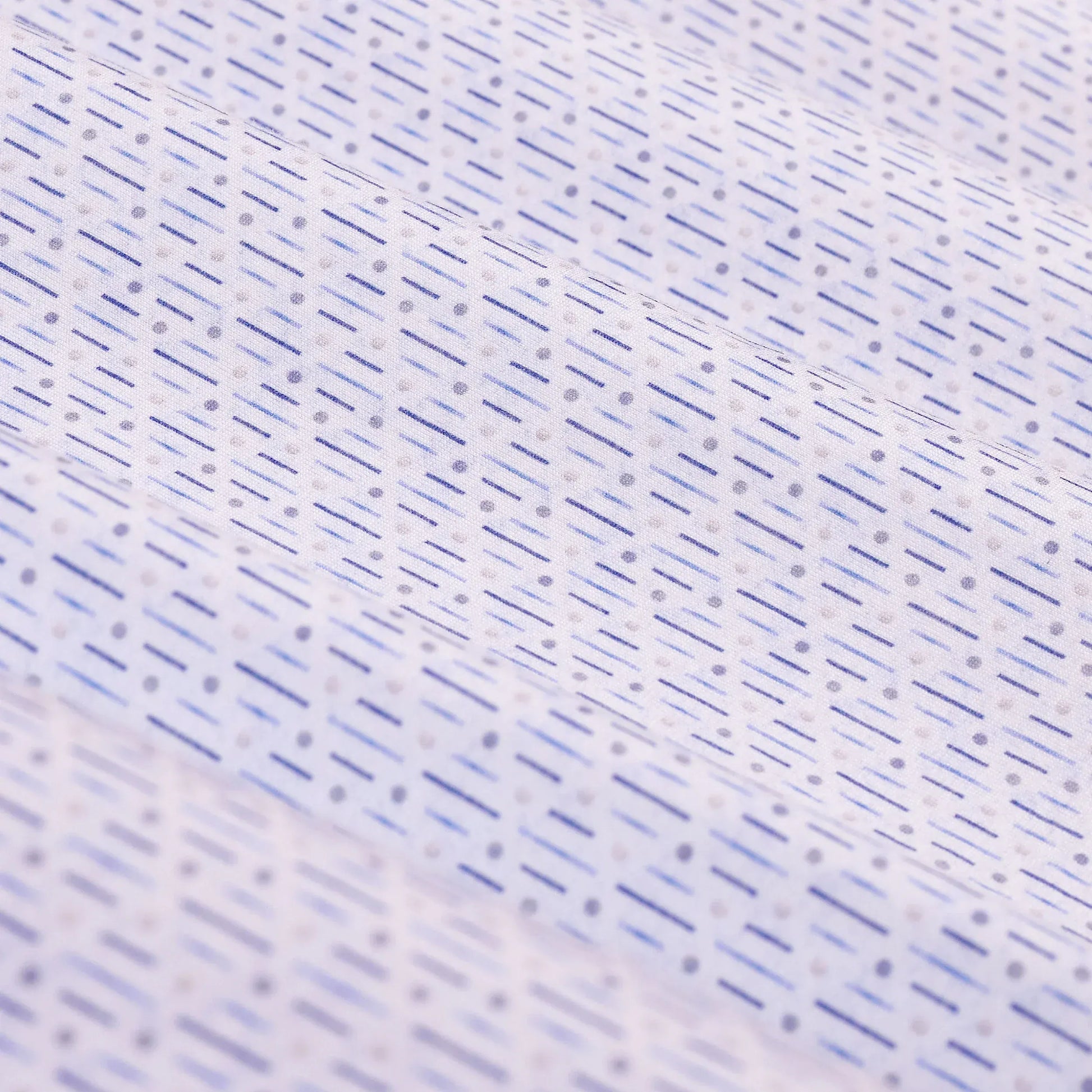 Bugatchi Sport Shirts James OoohCotton® Geometric Shirt in Air Blue