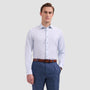 Bugatchi Sport Shirts James OoohCotton® Geometric Shirt in Air Blue