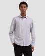 Bugatchi Sport Shirts James OoohCotton® Geometric Shirt in Limestone