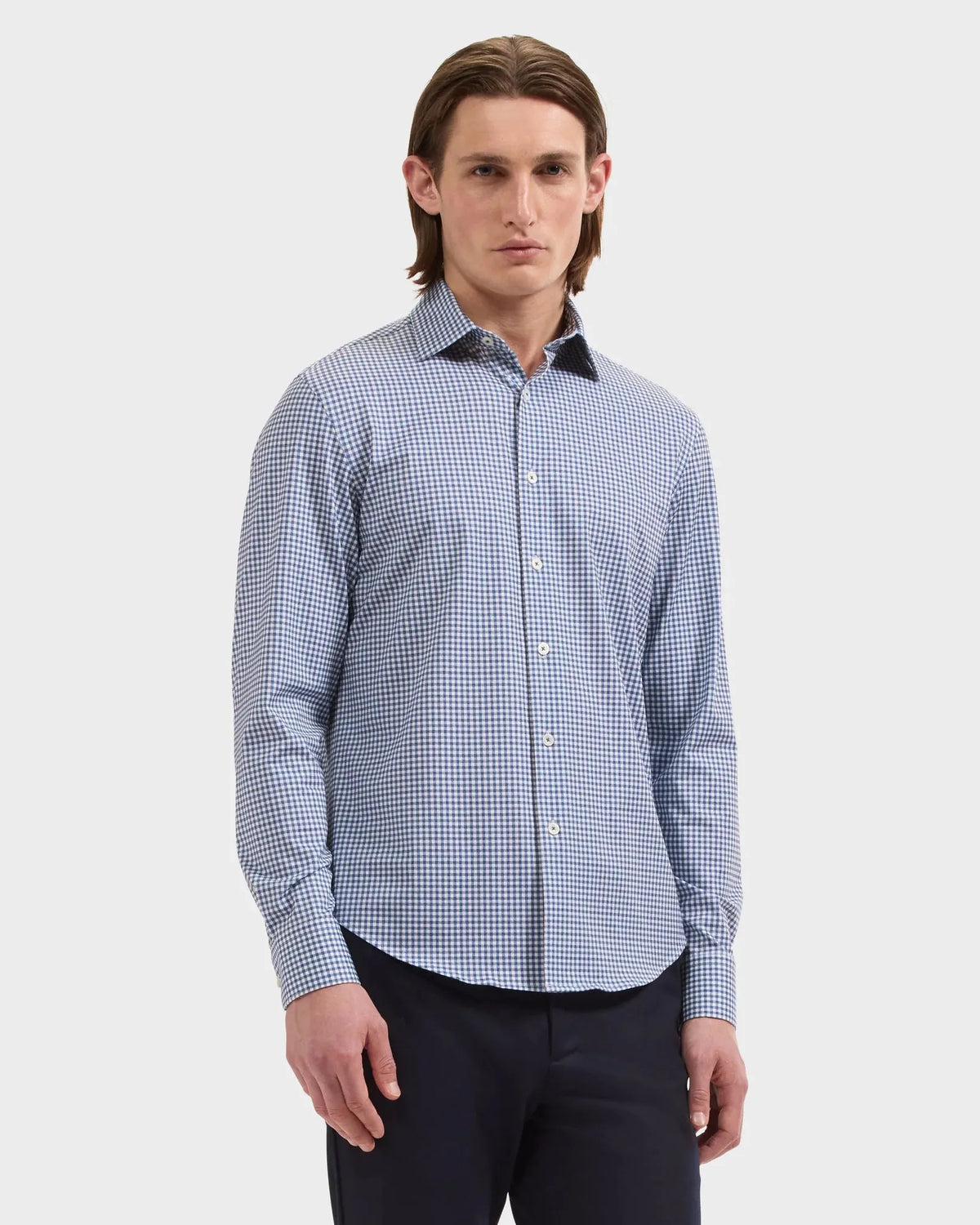 Bugatchi Sport Shirts James OoohCotton® Gingham Shirt
