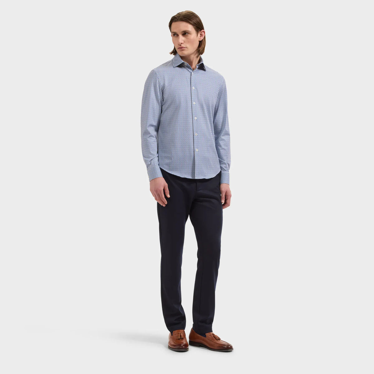 Bugatchi Sport Shirts James OoohCotton® Gingham Shirt