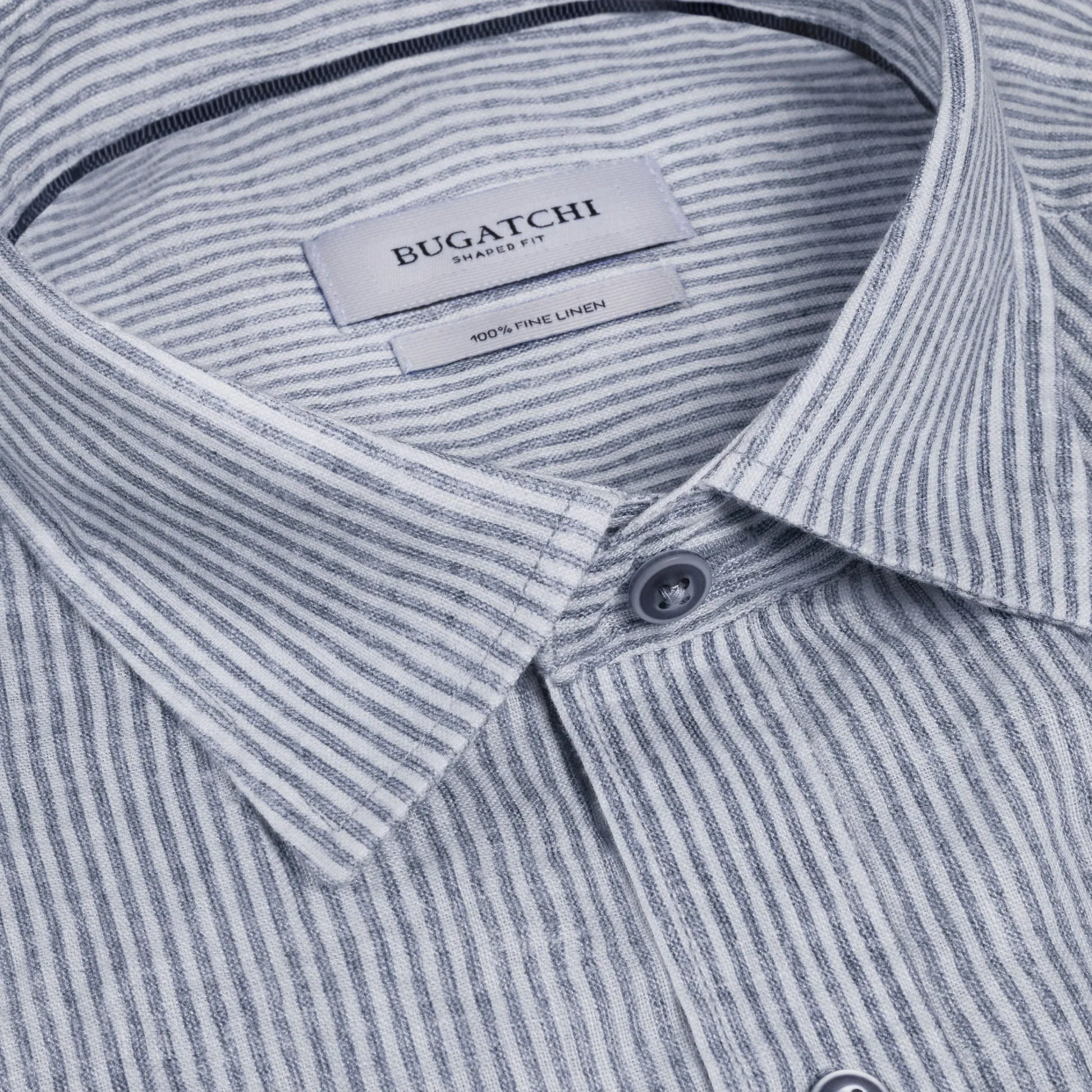 Bugatchi Sport Shirts Jasper Striped Shirt in Ether