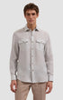 Bugatchi Sport Shirts Jasper Striped Shirt in Khaki