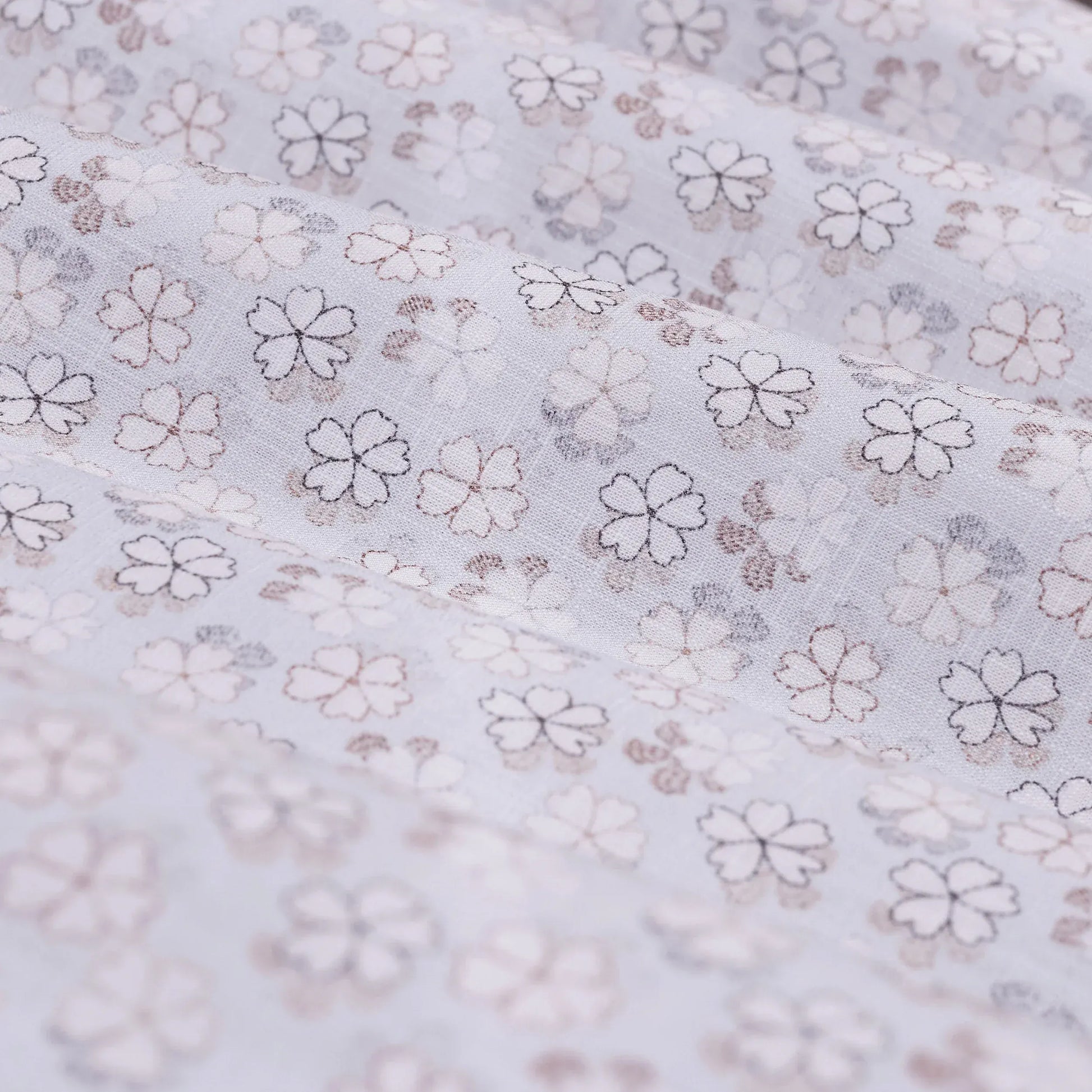 Bugatchi Sport Shirts Julian Floral Shirt in Hazy Blue