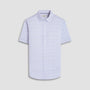 Bugatchi Sport Shirts Miles Whiskey OoohCotton® Short-Sleeve Shirt - Sand