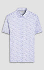 Bugatchi Sport Shirts Milo Feather OoohCotton® Short-Sleeve Shirt - Sand