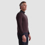 Bugatchi Sweaters 639 / M Diagonal Stripe Melange Quarter Zip