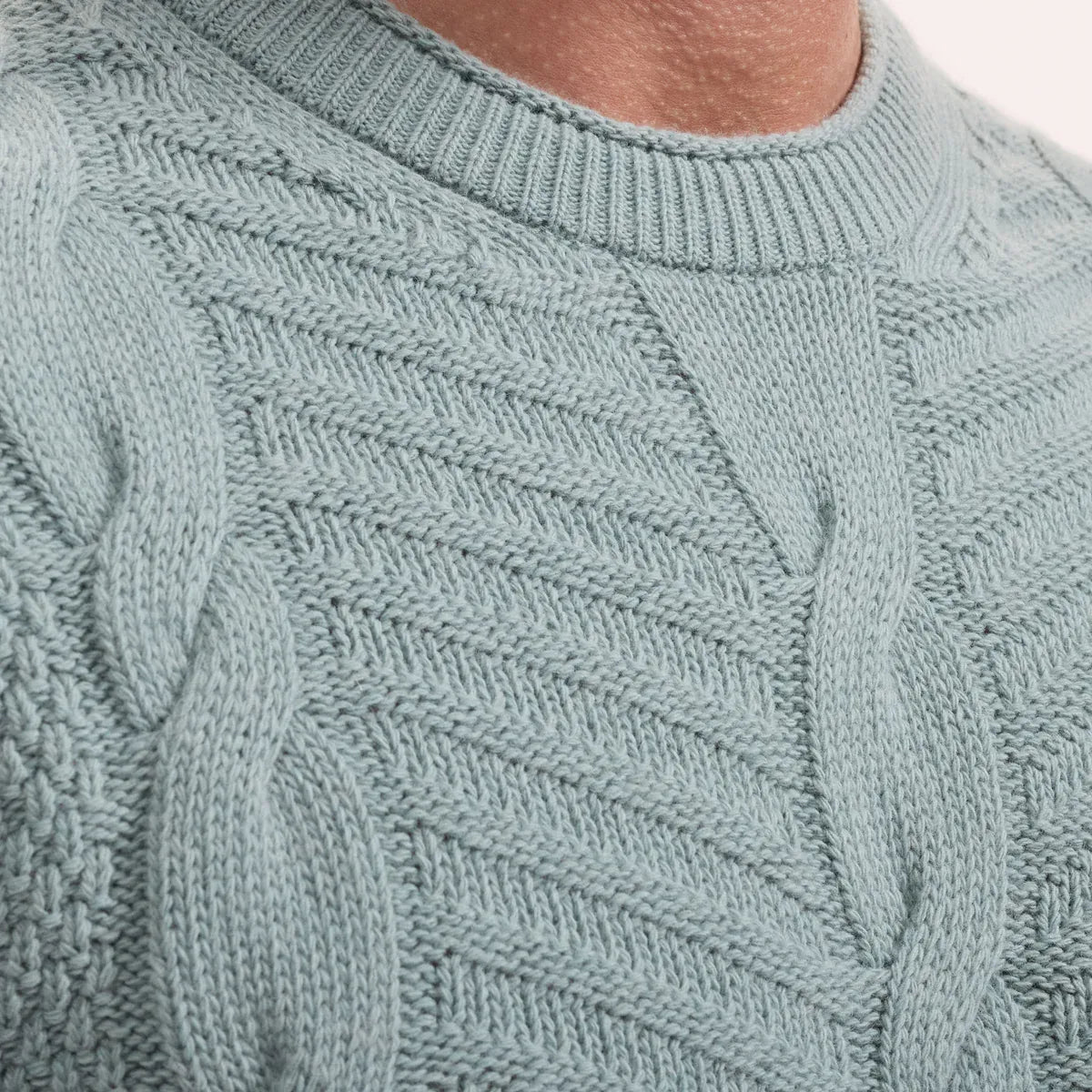 Bugatchi Sweaters Cable Knit Crewneck Sweater