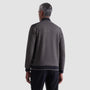 Bugatchi Sweaters Diagonal Stripe Melange Quarter Zip
