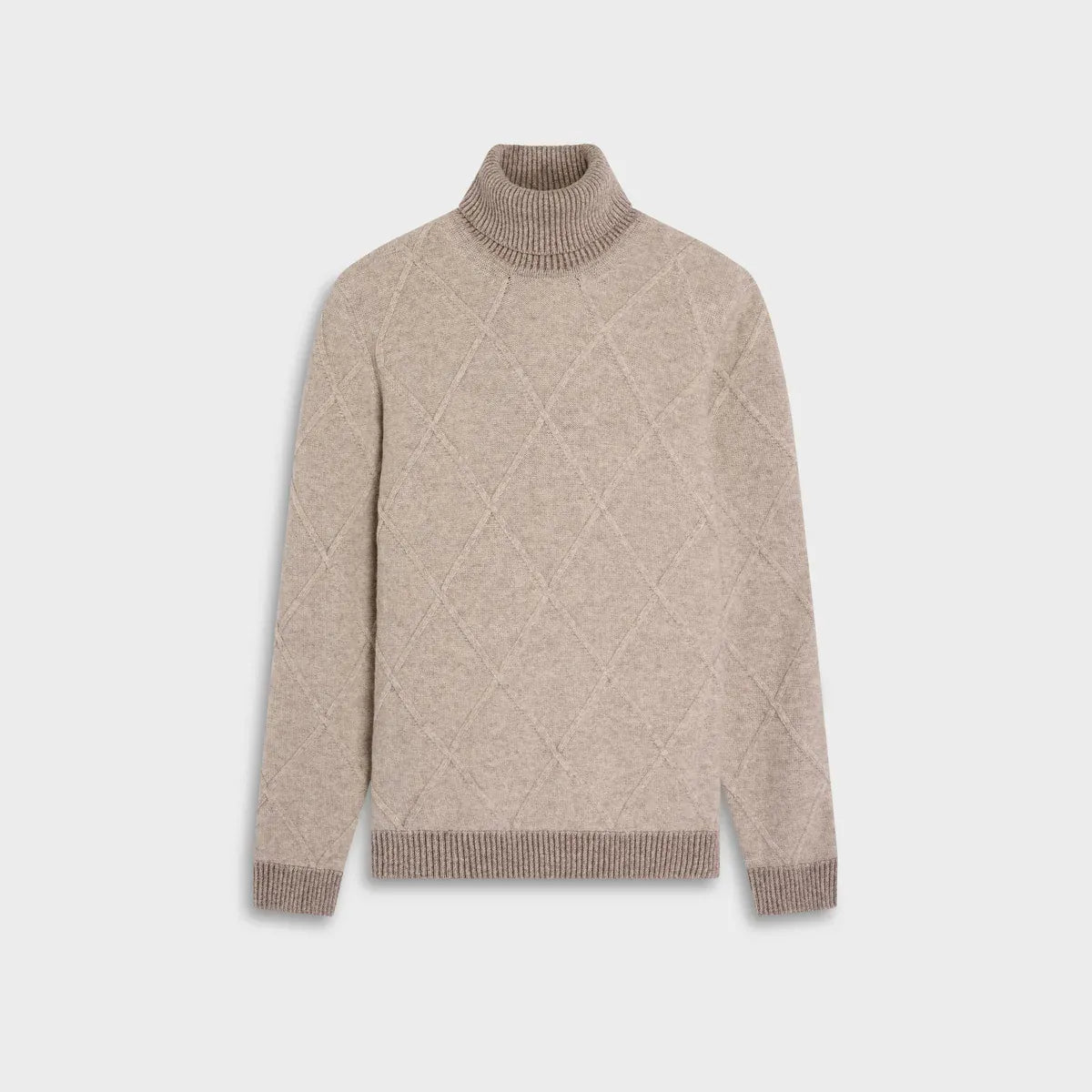 Bugatchi Sweaters Diamond Stitch Turtleneck Sweater