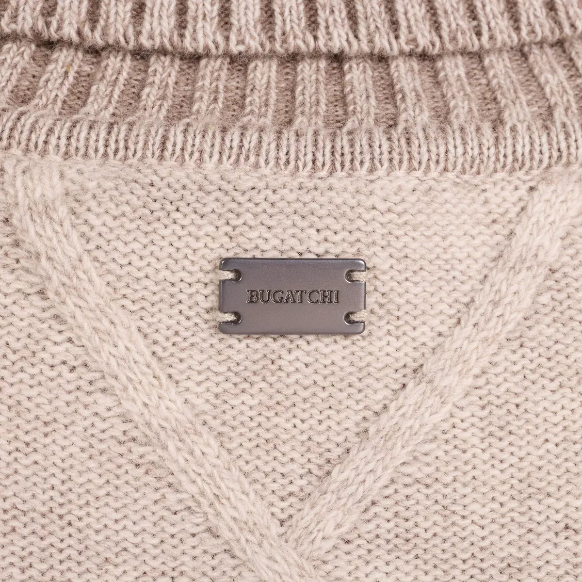 Bugatchi Sweaters Diamond Stitch Turtleneck Sweater