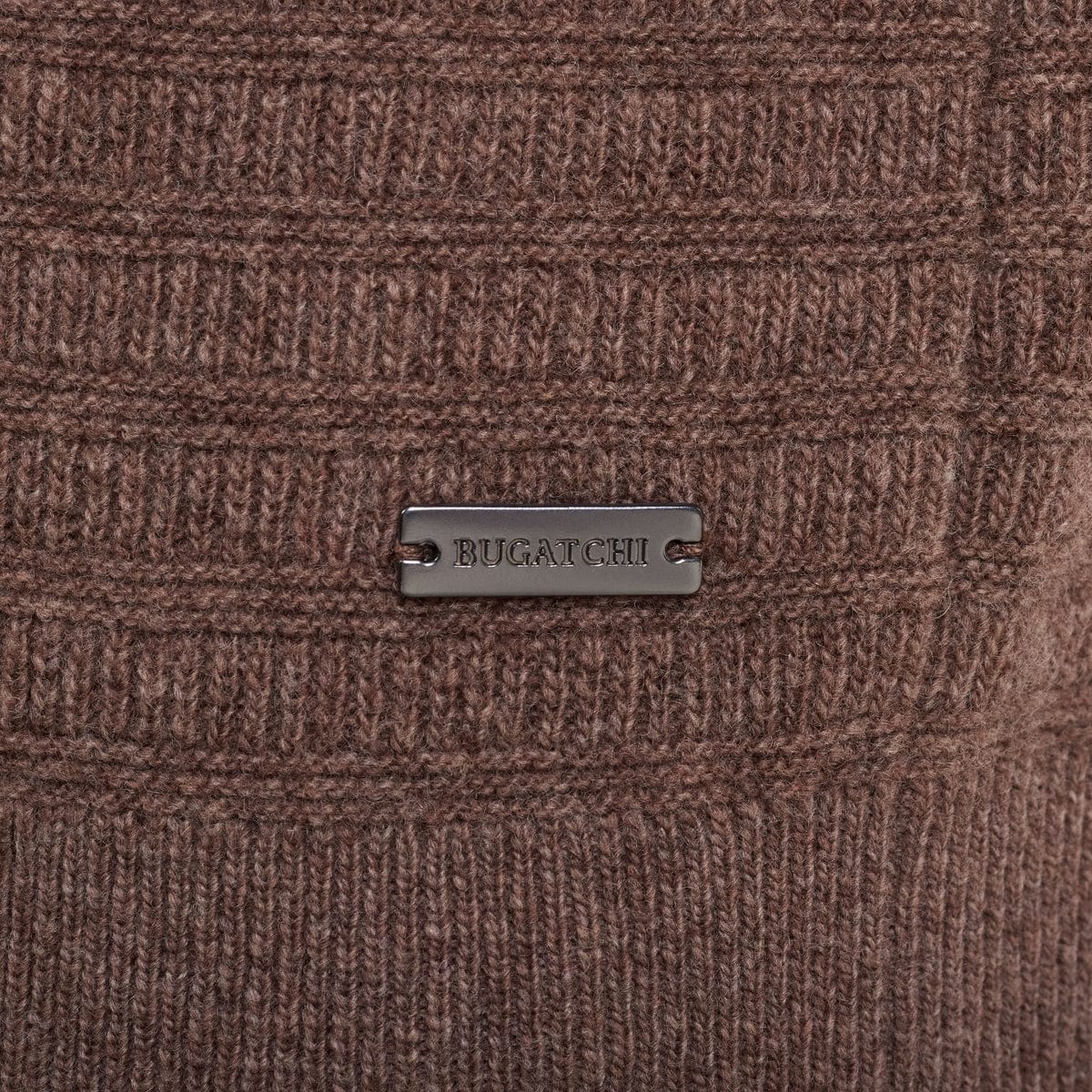 Bugatchi Sweaters Grid Stitch Crewneck Sweater