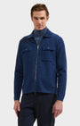Bugatchi Sweaters Melange Merino Sweater Jacket