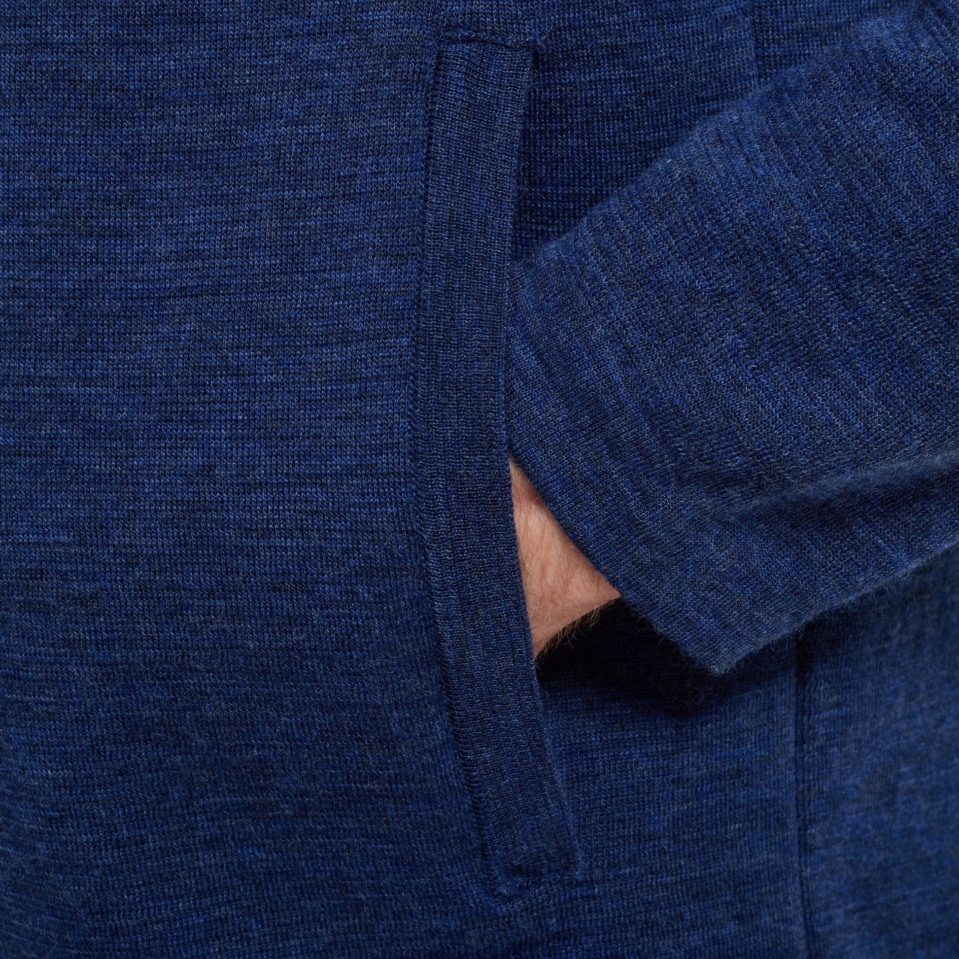 Bugatchi Sweaters Melange Merino Sweater Jacket