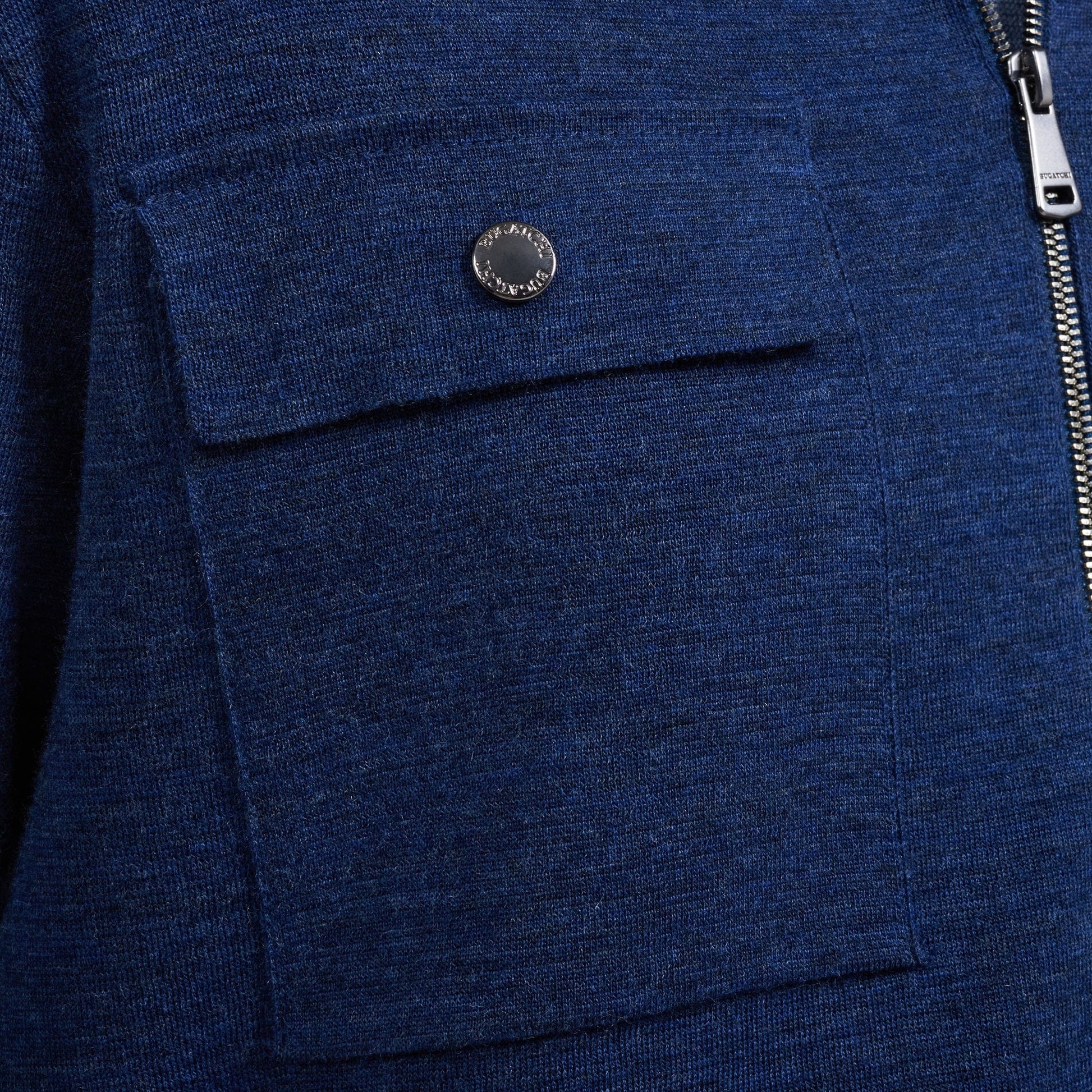 Bugatchi Sweaters Melange Merino Sweater Jacket