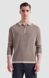 Bugatchi Sweaters Melange Quarter Zip Polo Sweater