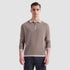 Bugatchi Sweaters Melange Quarter Zip Polo Sweater