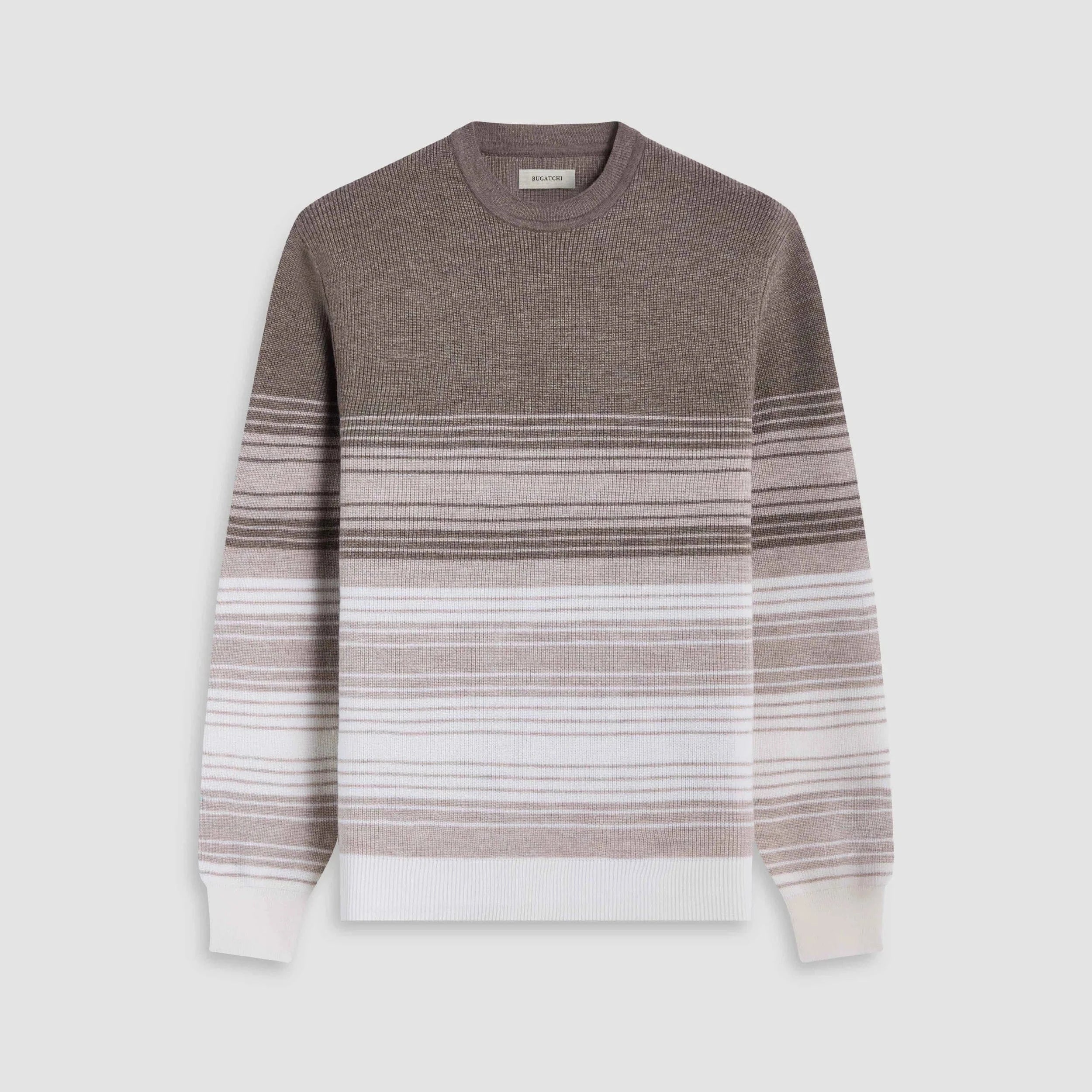 Bugatchi Sweaters Ombre Stripe Crewneck Sweater
