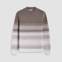 Bugatchi Sweaters Ombre Stripe Crewneck Sweater