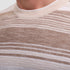 Bugatchi Sweaters Stripe Crewneck Sweater in Tobacco
