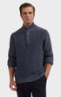 Bugatchi Sweaters Two-Tone Rib Mock Neck Sweater
