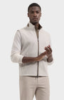 Bugatchi Vest Chevron Knit Zip Vest